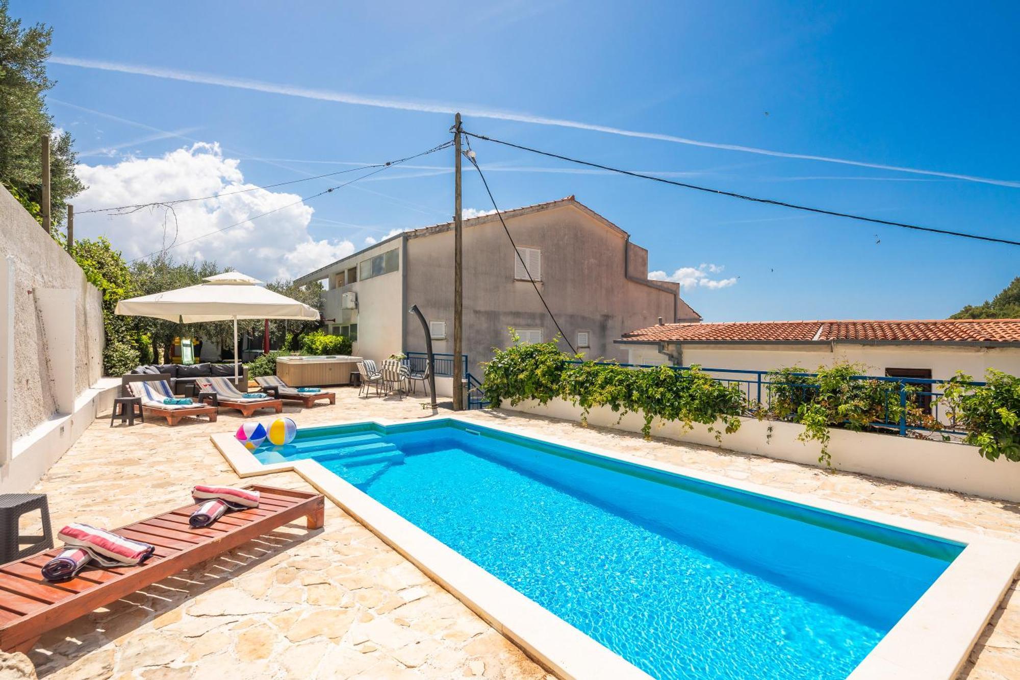 Caleta Seaview Suites II - Pool & Jacuzzi Lokva Rogoznica Exterior foto